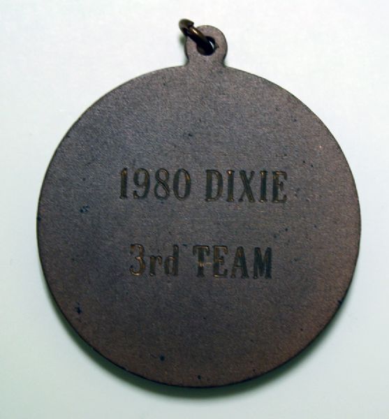 Golf Medal 1980 Dixie 3rd Team