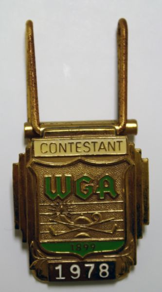 Golf Medal WGA Contestant 1978