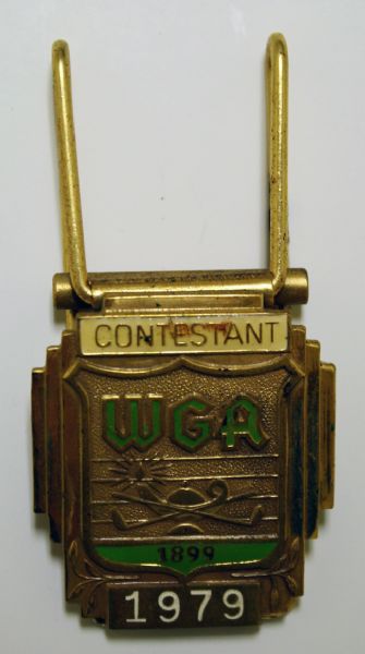 Golf Medal WGA Contestant 1979