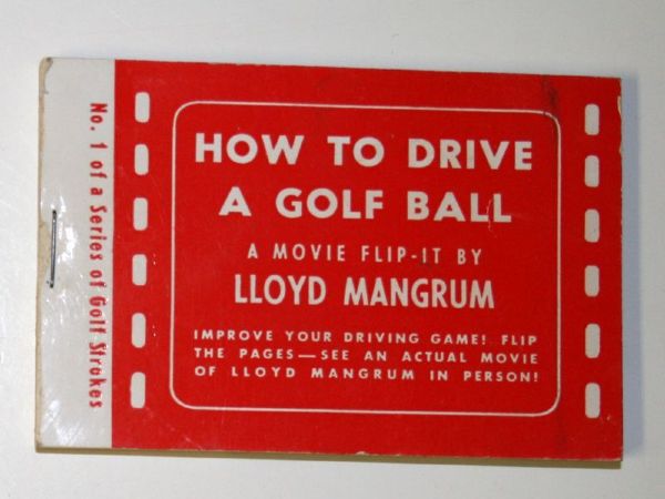 Lloyd Mangrum Flip Booklet -How to Drive a Golf Ball - Lot of 10 booklets