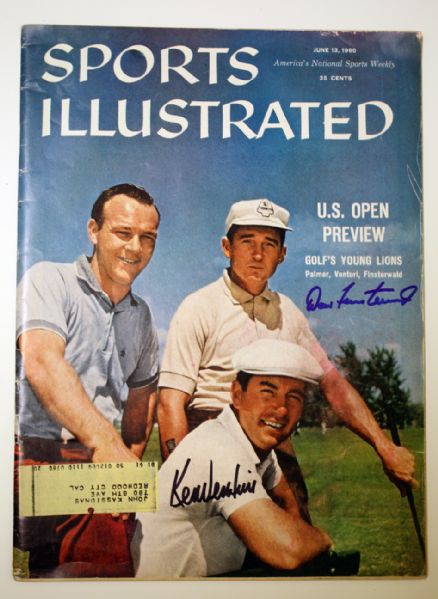 Lot of 3 signed Sports Illustrated 