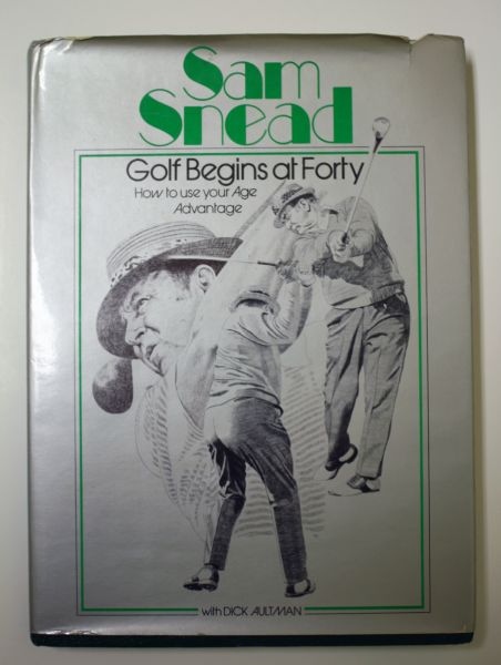 Lot of 3 Signed books - Sam Snead golf beings at 40, From 60 Yards, Baltusrol 100 years