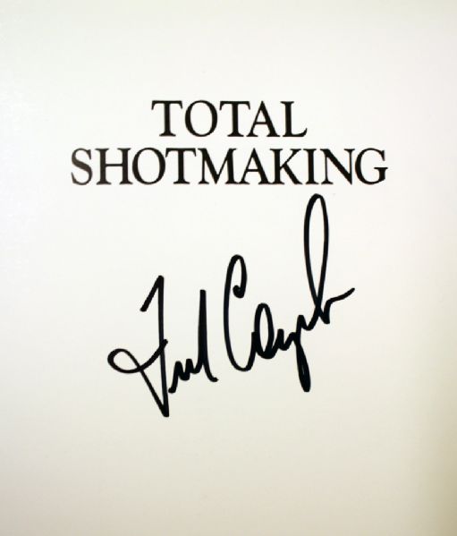 Fred Couples total shotmaking signed by Fred Couples