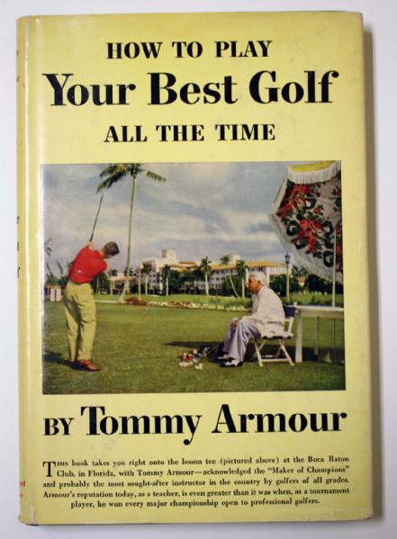 Lot of 3 signed books - A fairway to heaven, how to play your best golf all the time, the natural way to better golf