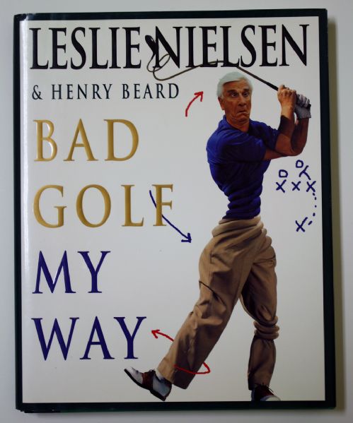 Lot of 5 signed books - Putt like the pros, The best of Henry Longhurst, The golf swing, Bad golf my way, How to play your best golf all the time