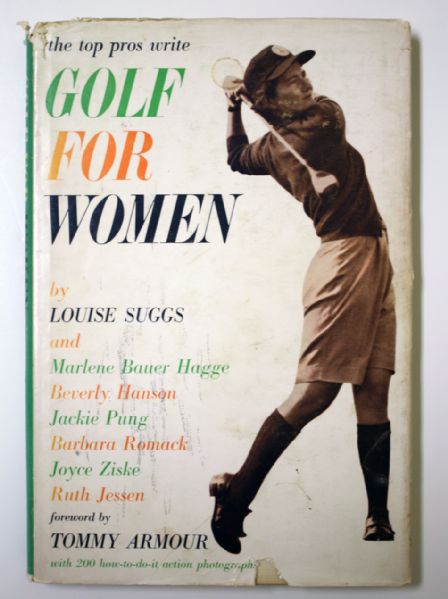 Lot of 5 signed books - Womans golf, Golf for woman, Golf for woman, I remember bobby jones, Arnold Palmers complete book of putting