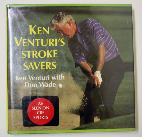 Book - Ken Venturi signed Stroke Savers