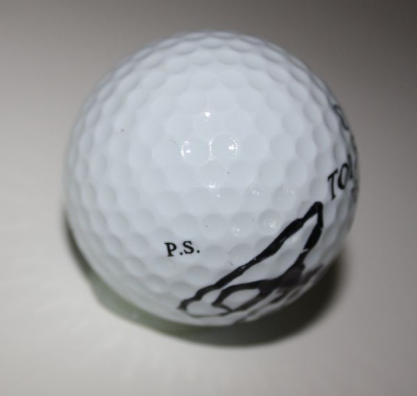 Payne Stewart Personal Model (P.S.) Autographed Golf Ball