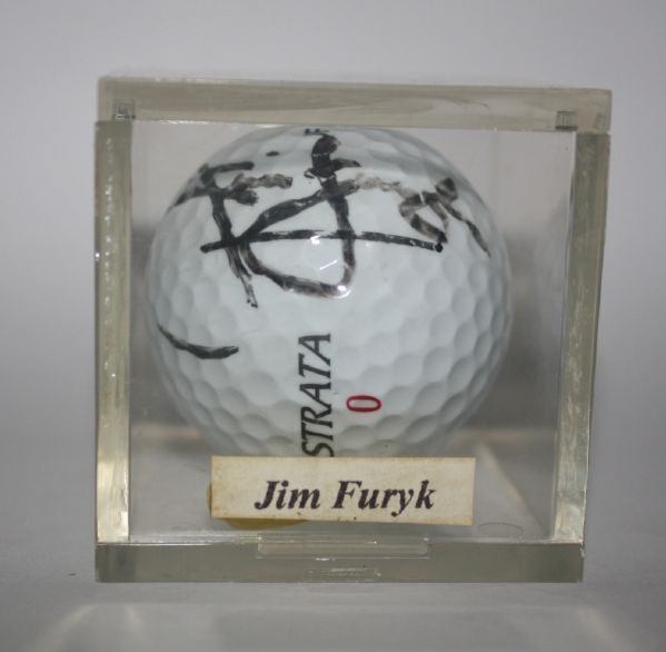 Jim Furyk Auto Ball