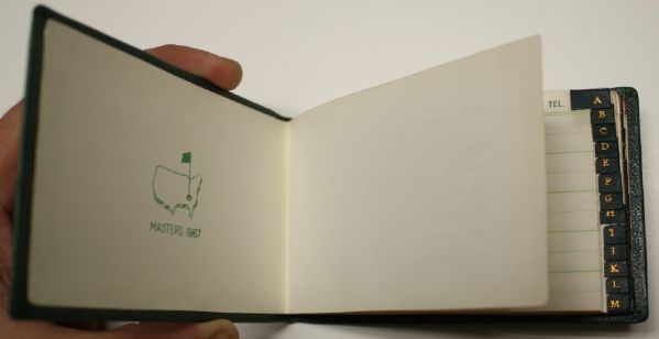 1967 Augusta National Members Gift - Address Book Made In Italy