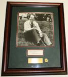 Ralph Guldahl Deluxe Framed Photo and Signature