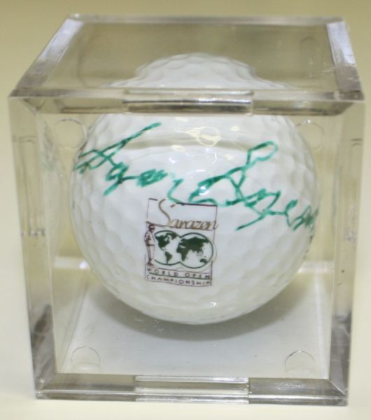 Sam Snead Signed Golf Ball On Seldom Scene Sarazen World Golf Ball