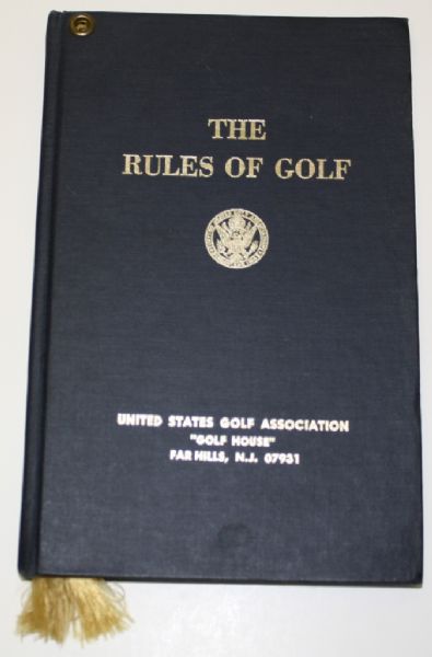 1976 The Rules of Golf USGA 
