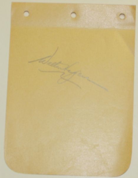Walter Hagen Album Page Autograph