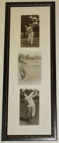 Three Images  Deluxe Framed of Bobby Jones  "Classic" Swing