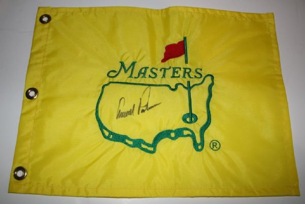 REPLICA  Masters Flag Signed by Arnold Palmer
