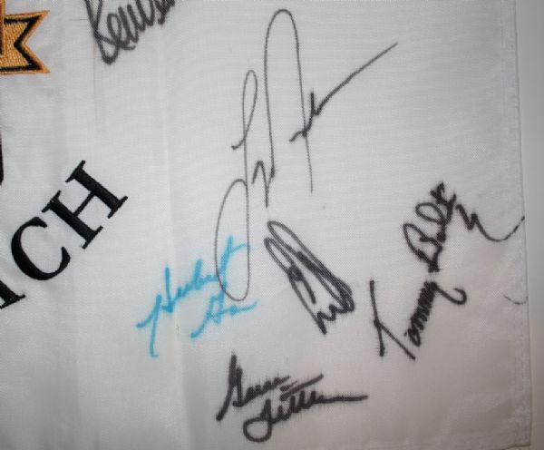 100th US Open Flag Signed by 22 US Open Champs incl. Nicklaus, Player