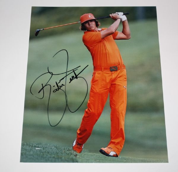 8x10 Photo Signed by  Rickie Fowler