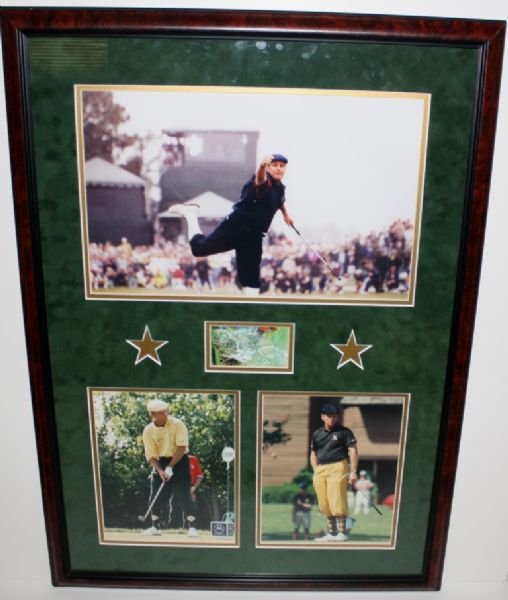Payne Stewart Deluxe Framed Ensemble With Autograph PSA Certified