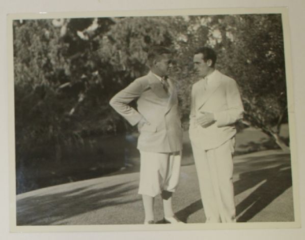 Bobby Jones with  1930s Comedian Harold Lloyd