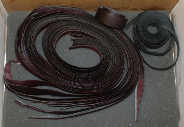 10 Neuman NON Perforated Leather Wraps