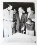 1951 A.P. Wire Photo Masters Championship Presentation Bobby Jones, Ben Hogan & Low Amateur Charlie Coe