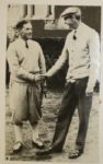 1930 International News Wire Photo Bobby Jones With Roger Wethered Final of British Amateur