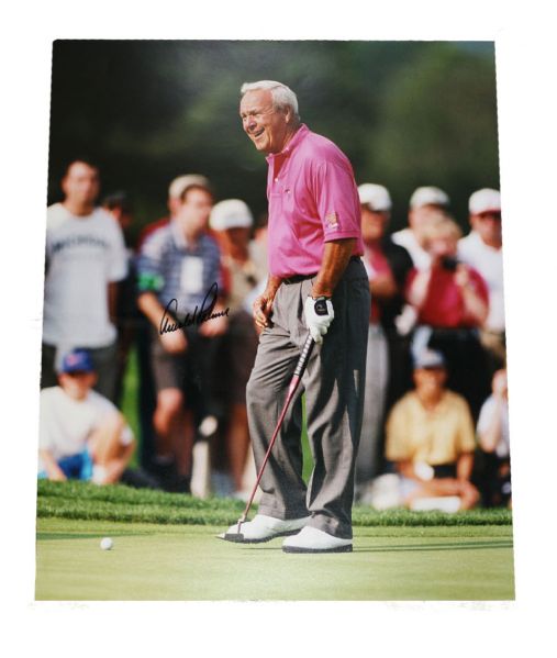 Arnold Palmer Signed 16x20 Photograph