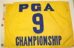 Actual Course Flown 9th Hole Flag from Gary Players 3rd Major Win at 1962 PGA