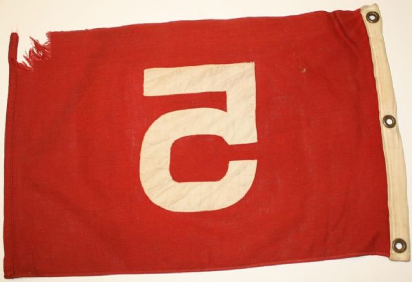 1950's,1960's Course Flown pin flag