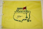 Jack Nicklaus Autographed 2009 Masters Pin Flag