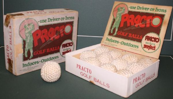 Dozen Mint Practo Knit Practice Balls In Original Box