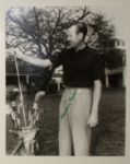 Herman Keiser Autographed Frank Christian 8x10 at Augusta National