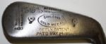 Seely Patent Mashie W/ Seldom Seen Original  A.G. Spalding Gold Medal Shaft