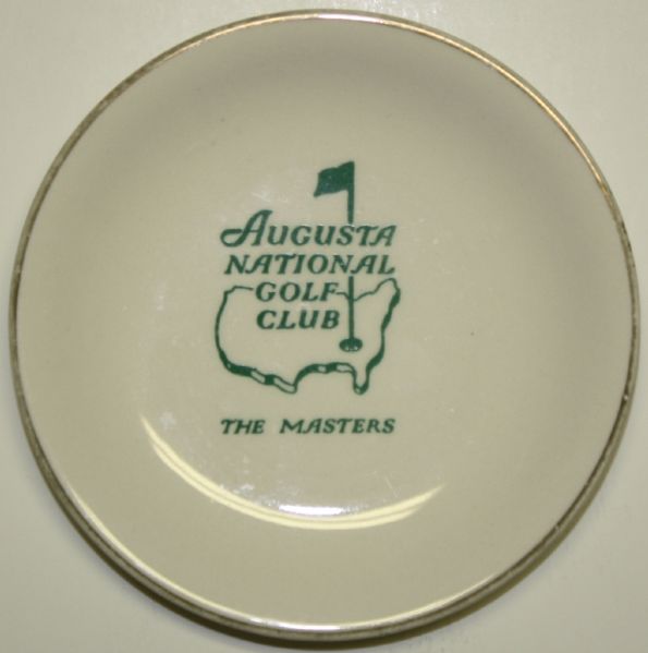 Circa 1960 Augusta National Golf Club 'The Masters' Dish - Arnold Palmer Champion For Second Time 