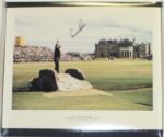 Arnold Palmer Signed 20X24 Bridge Photo-1995  British Open Final Goodbye - JSA