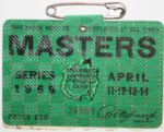 1968 Masters Badge - Great Shape with Bobby Jones Note