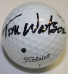 Hall of Fame Tom Watson Signed Golf Ball - 2x Masters Champ - 5x British Champ - US Open Champ - JSA