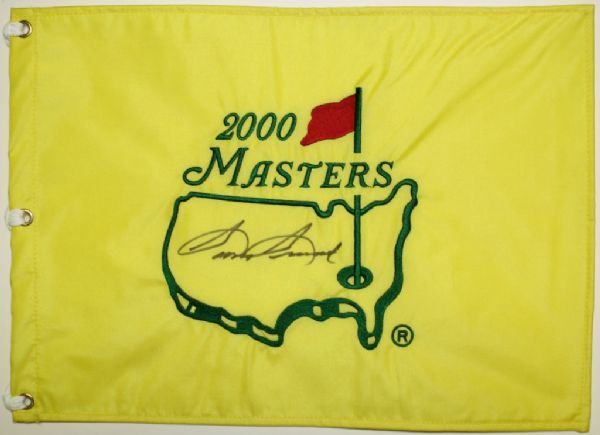 Lot of (5)  Sam Snead Signed 2000 Masters Flags