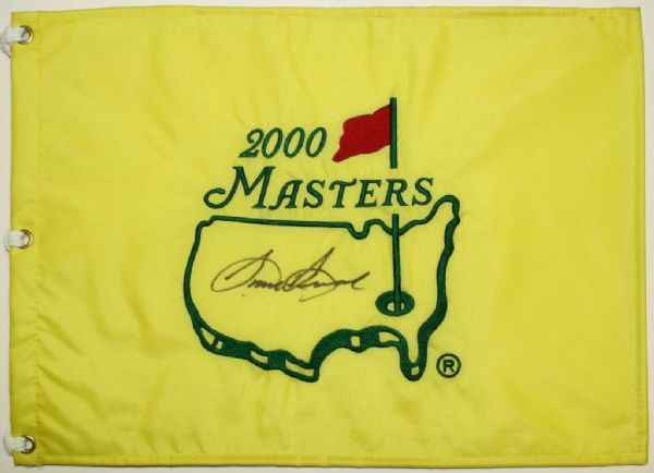 Lot of (5)  Sam Snead Signed 2000 Masters Flags