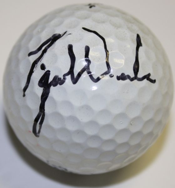 Tiger Woods autographed Golfball Early Stanford Era Signature-JSA Cert