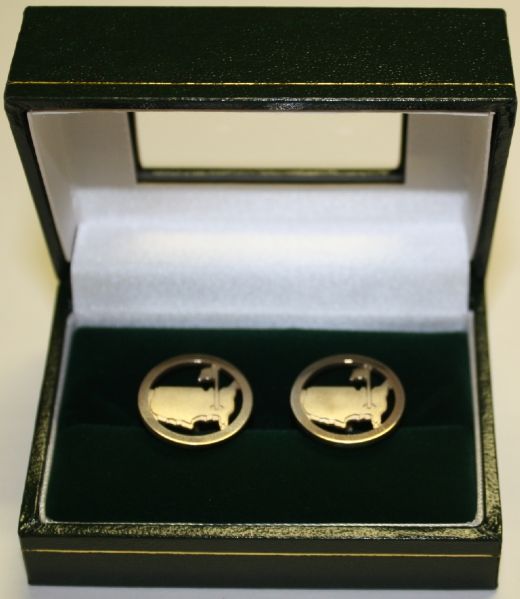 Set of Masters Cufflinks - Silver Logo - Sterling 925