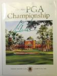 Tiger Woods Signed 1999 PGA Championship Medinah Program-2ND Major Win