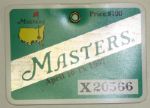 1997 Masters Badge-Tiger Woods 1st Major Win