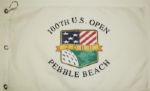 2000 US Open Pebble Beach Screen Flag - Tiger Woods Winner