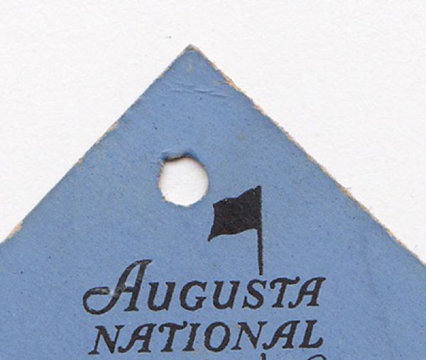 1934 Augusta National Invitational (Masters) Final Round Sunday Ticket