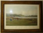 Douglas Adams 1893 Painting The Putting Green - Framed