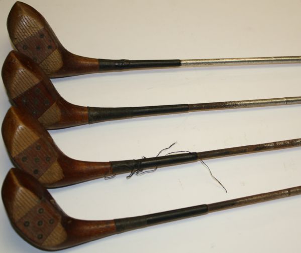 Jimmy Demaret Personal Golf Clubs - 4 Woods and 1 Wedge