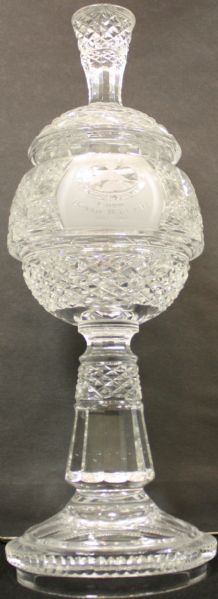 AT&T Pebble Beach Championship Waterford Trophy-Weighs 14 pounds!