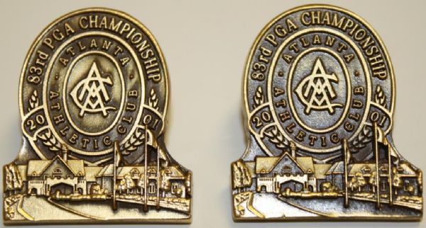 Set of 2 83rd PGA Championship at Atlanta Athletic Club Pins - 2001